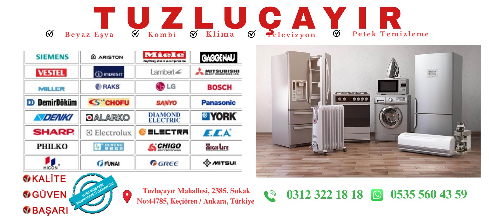 Tuzluçayır Beyaz Eşya